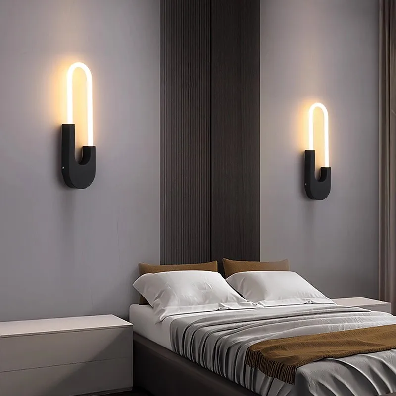 

Современный настенный светодиодный светильник 12 Вт, прикроватный светильник для чтения, оригинальный светодиодный настенный светильник для гостиной, спальни, внутреннего освещения.