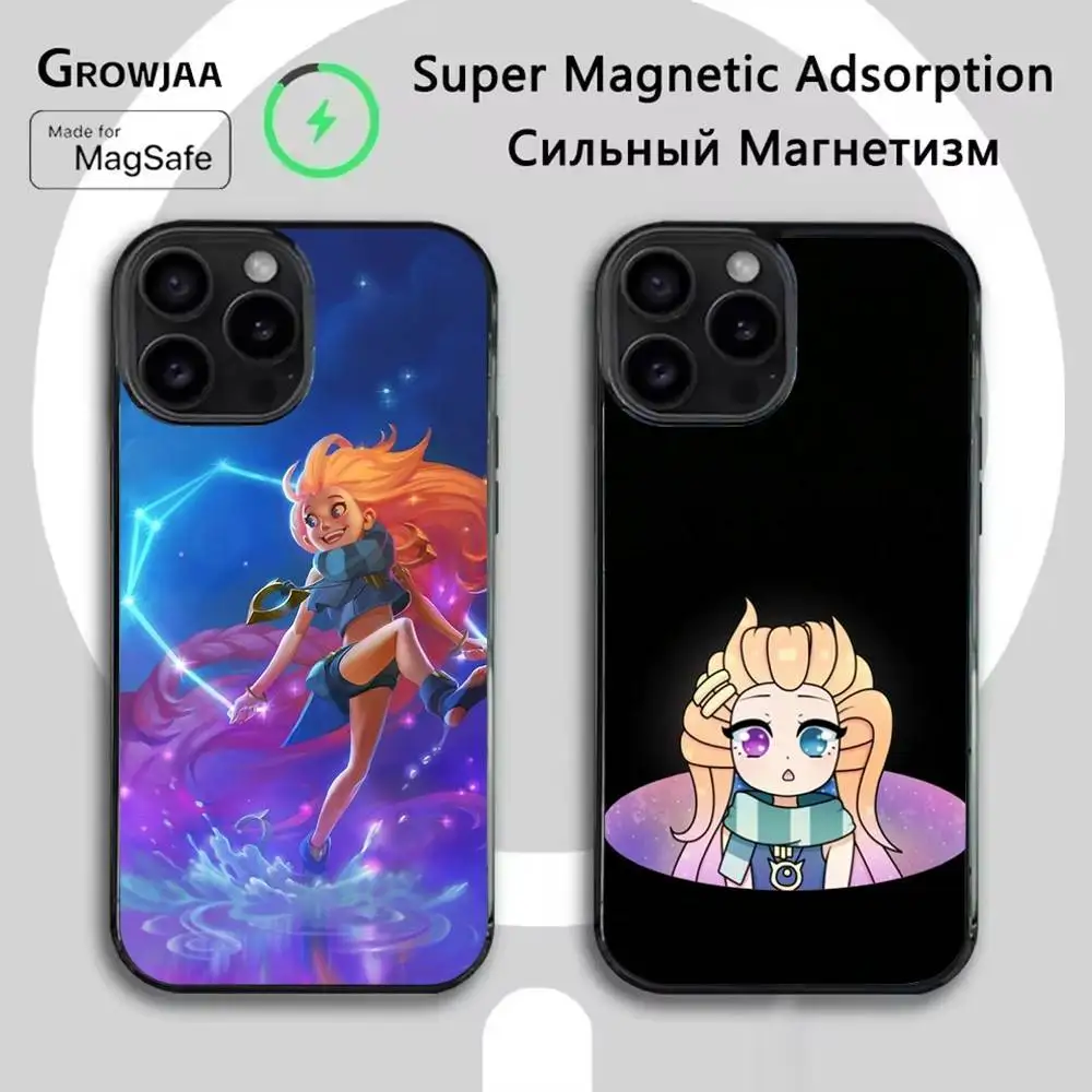 

League Of Legends Z-Zoe Phone Case For iPhone 16e,16,15,14,13,12,11,Plus,Pro,Max,Mini Magsafe Magnetic Wireless Charging