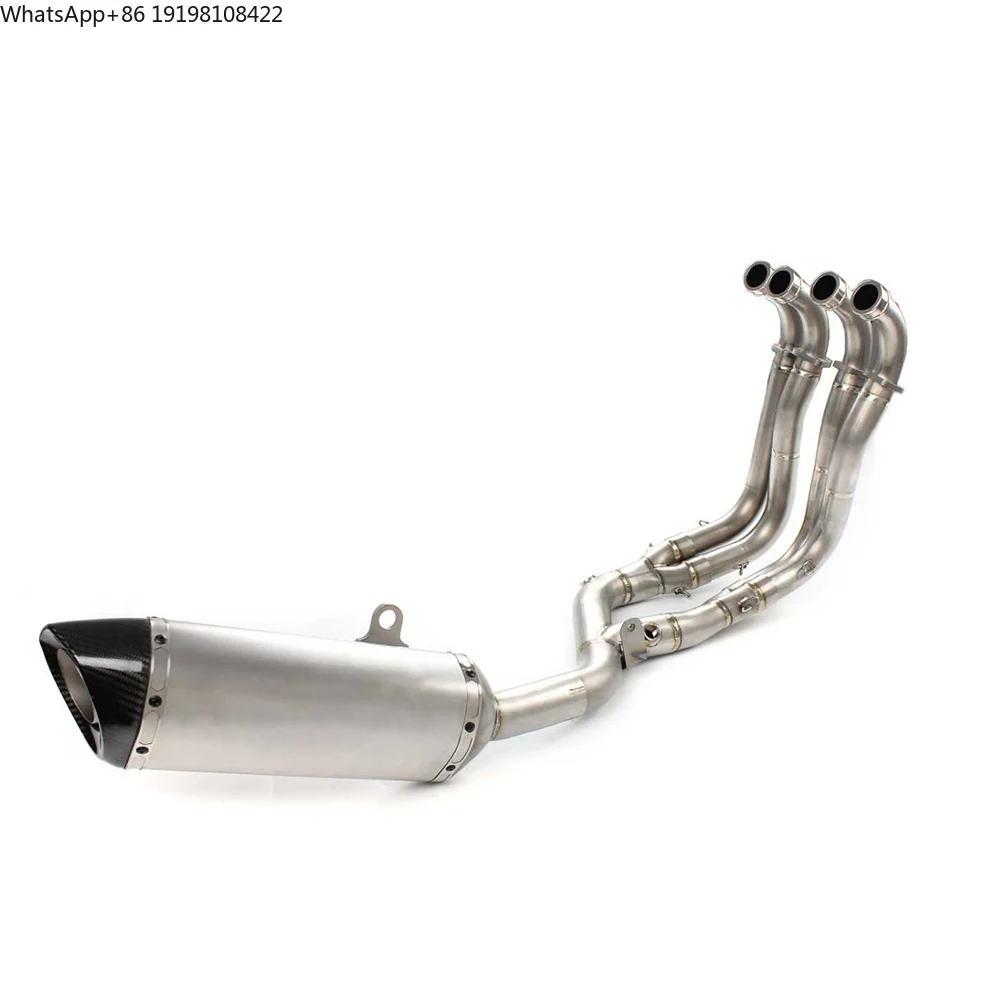 

Motorcycle Exhaust System Titanium Alloy Exhaust Muffler Pipe Motorcycle Cat-back Pipe for Honda CB1000R 2015