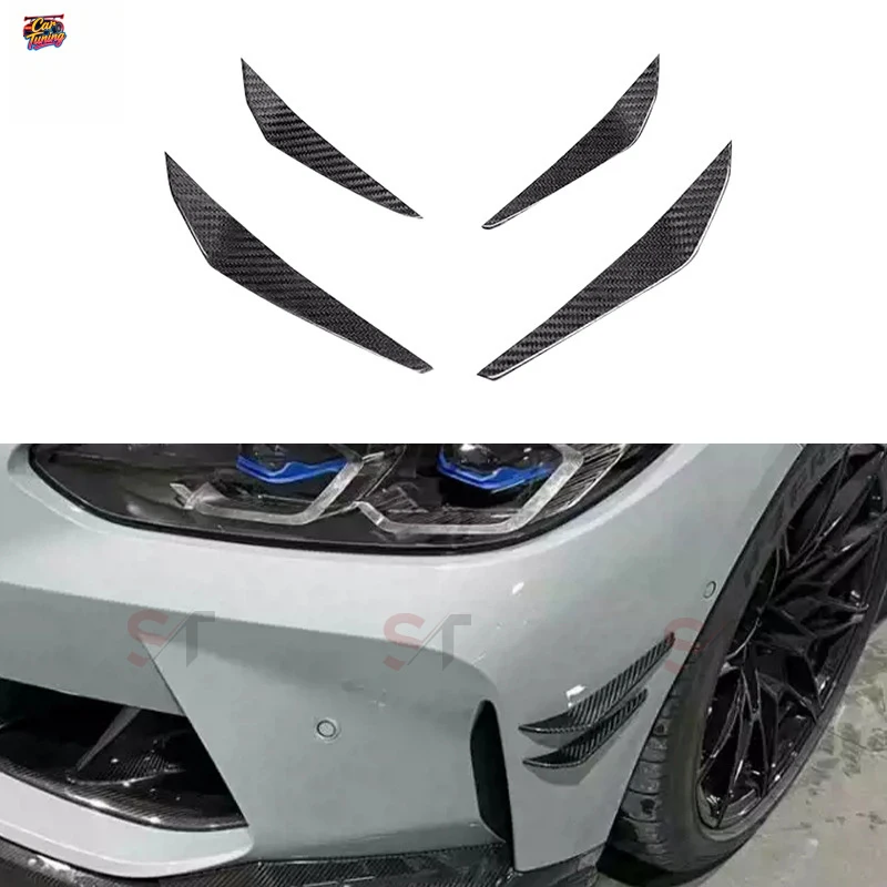 

Suitable for BMW M3M4 G80 G82 G83 2021+carbon fiber MP style front bumper air spoiler modification