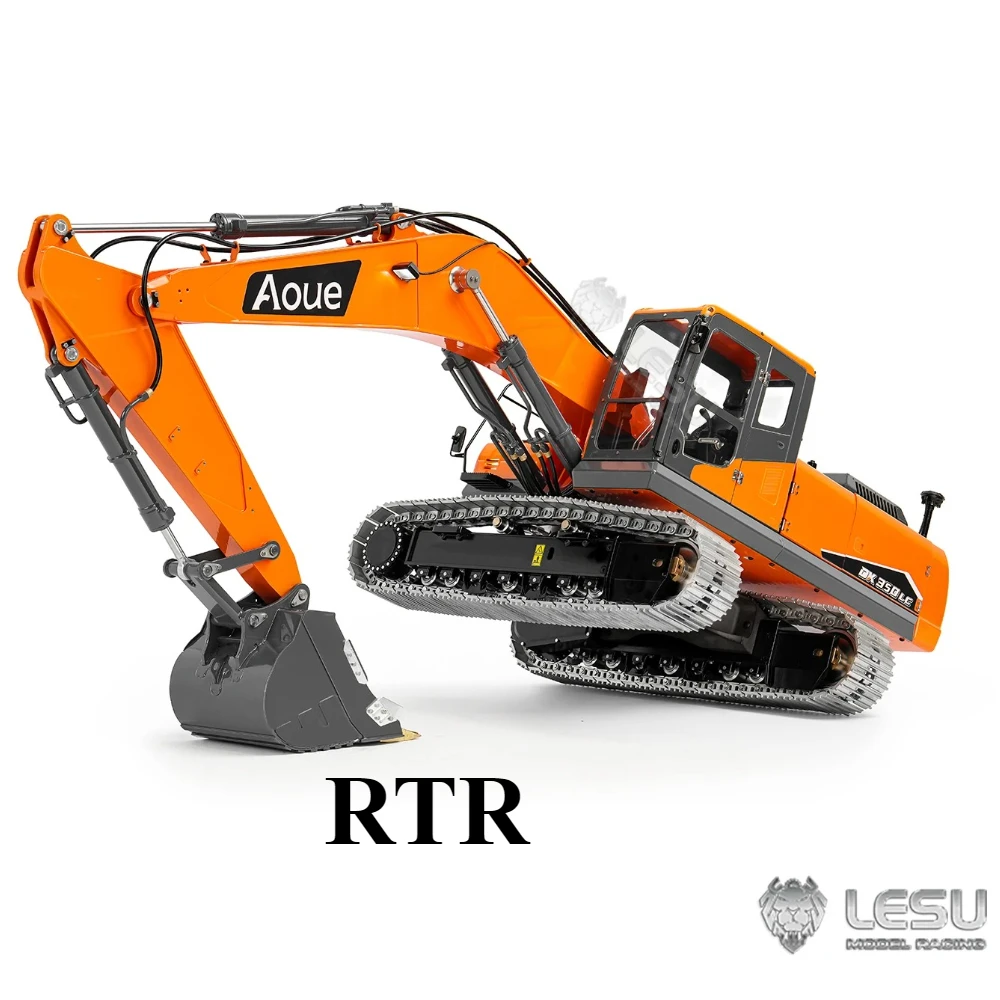 

LESU DX350LC Гидравлический радиоуправляемый экскаватор 1/14 Металлический радиоуправляемый экскаватор Модель RTR Гидравлический 3-ходовой клапан с дистанционным управлением Модель грузовика Игрушка для мальчика