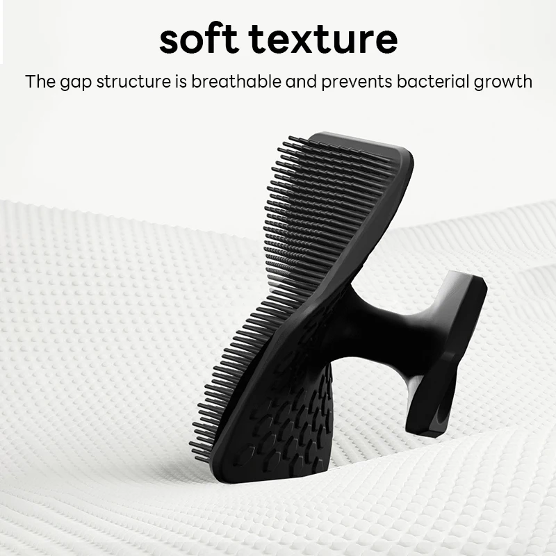 Gezichtsscrubber Zachte siliconen gezichtsreinigingsborstel Gezichtsexfoliator Mee-eter Acne Porie Pad Gezichtswas Draagbaar voor vrouwen Man