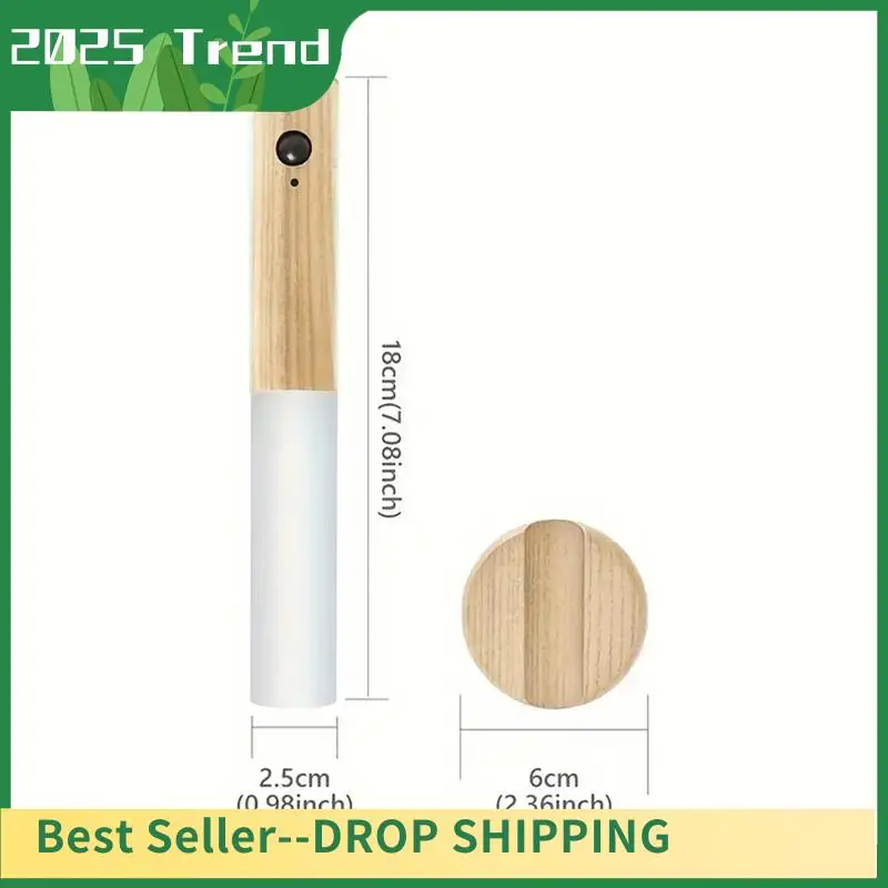 AD33 HOT Rechargeable LED Wall Light With Human Body Sensor For Home Toilet And Corridor, Intelligent Induction Night Light