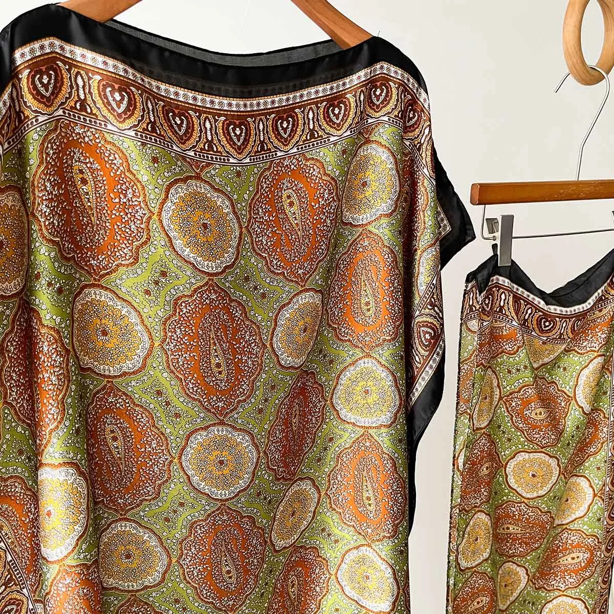 2026 Women Summer Short Sleeve Dress Plus Size Elegant African Dress for Women Formal Events Kaftan Dress Scarf Robe turban suit - view 5