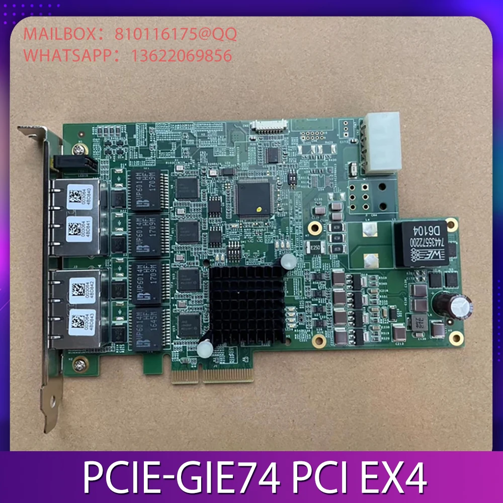 

FOR ADLINK Four-channel PoEW image acquisition card PCIe-GIE74 PCI Ex4