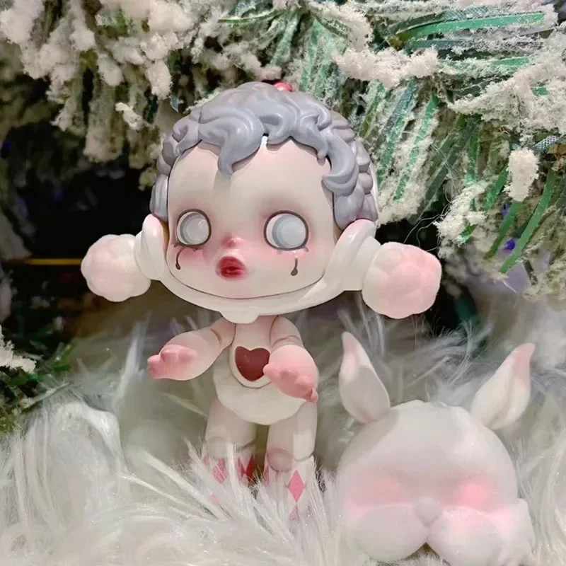 

9cm Skullpanda Amusement Park Kawaii Anime Action Figure Ornament Figuriens Home Decor Desktop Dolls Model Girls Gift