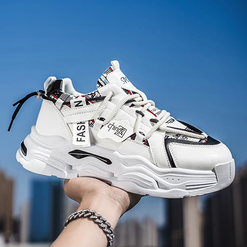 

2025 Fashion Men's Sneakers Designer Men Comfortable Platform Shoes New Outdoor All-match Breathable Casual Daddy Shoes Zapatos