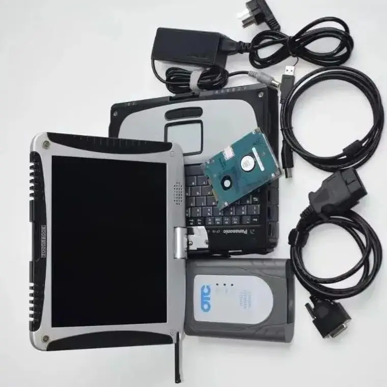 

Высококачественный IT3 OTC для TOYOTA Global Techstream GTS VIM Pro, диагностический инструмент OBD сканера + процессор CF19 для ноутбука i5, прямое использование