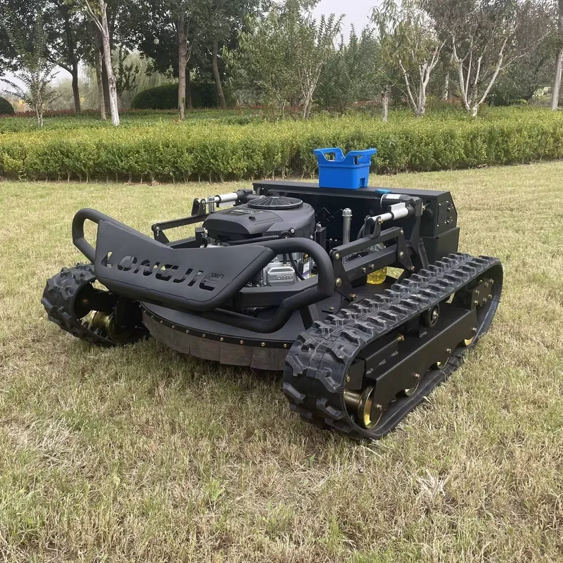 900mm Cutting Width Remote Control Slope Lawn Mower With Engine for Commercial Landscaping