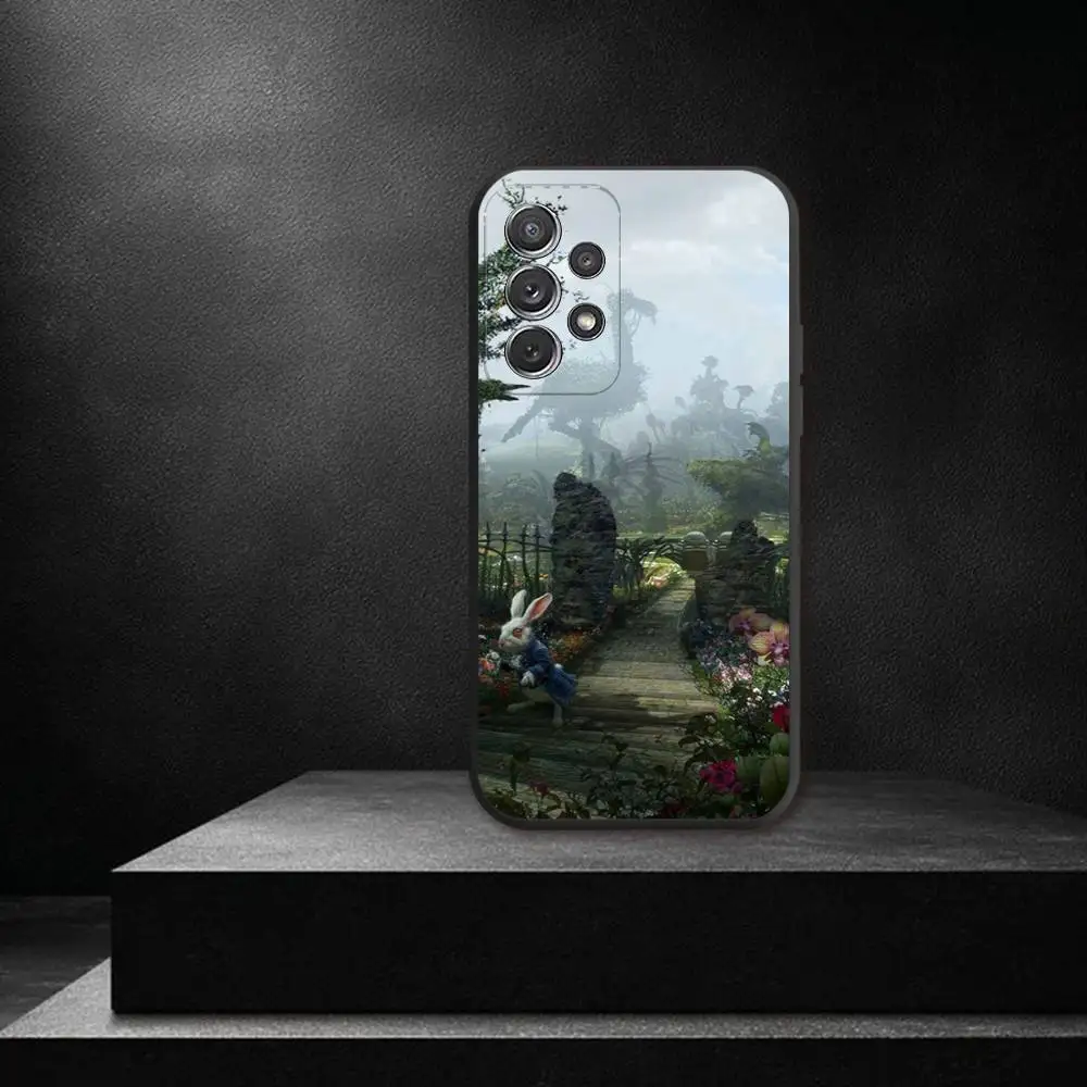 Чехол для телефона A-Alice M-Madness Returns для Samsung S 25,24,23,22,30,21,10,9,Ultra,Plus,Lite,FE,4,5G, черный мягкий чехол