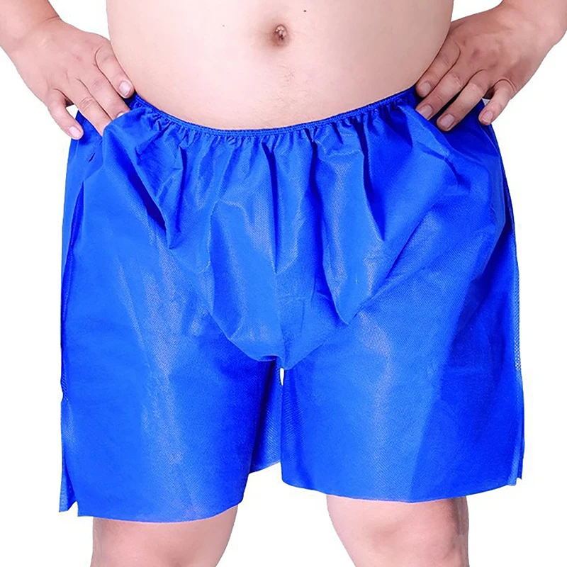 SUSU 10pcs Disposable Briefs Travel Mens Disposable Underwear Massage Short  Thickened Disposable Shorts for Foot Massage