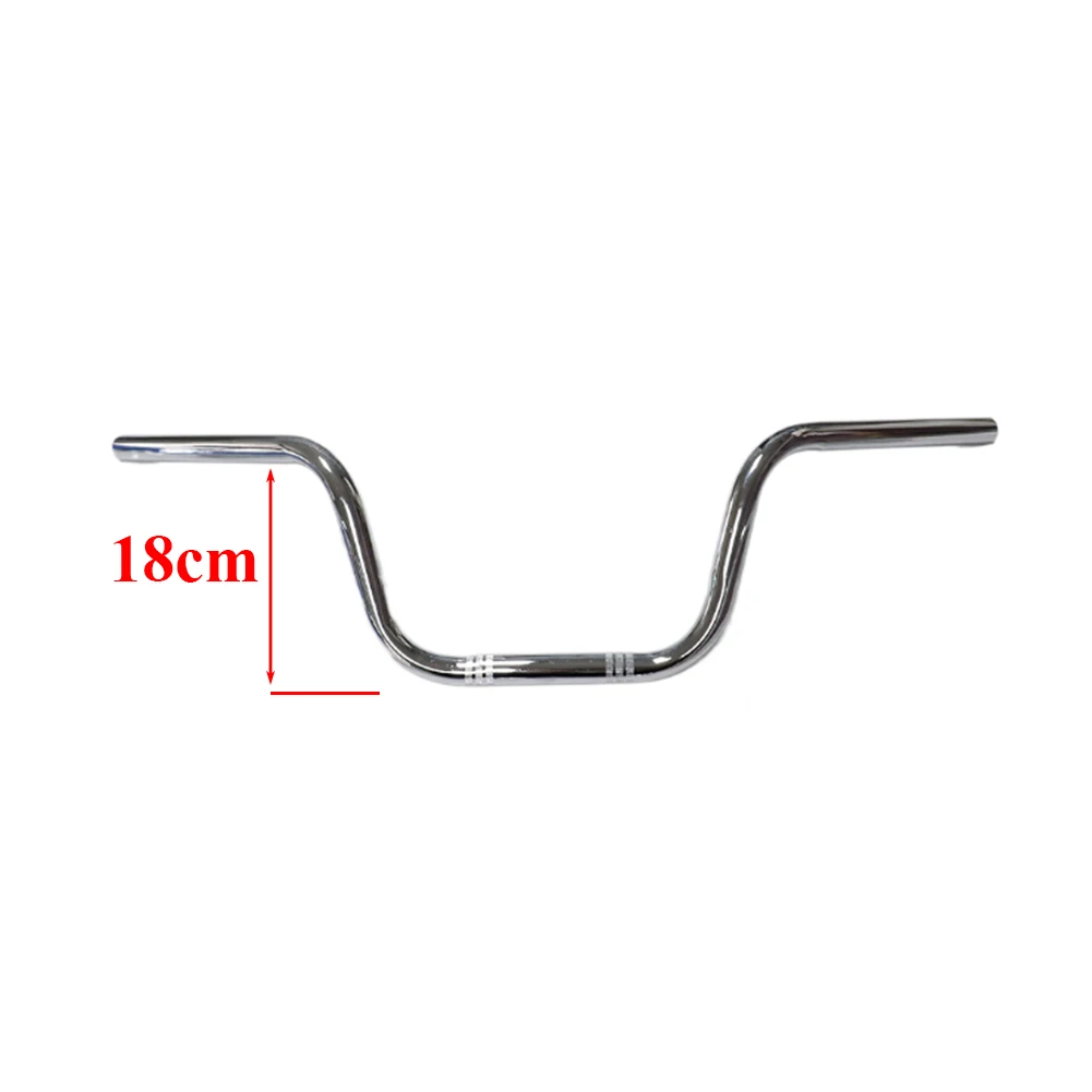 Motorcycle 18cm 25cm Handlebars Bars Chrome For Harley Chopper Bobber Cafe Racer Modified Accessories