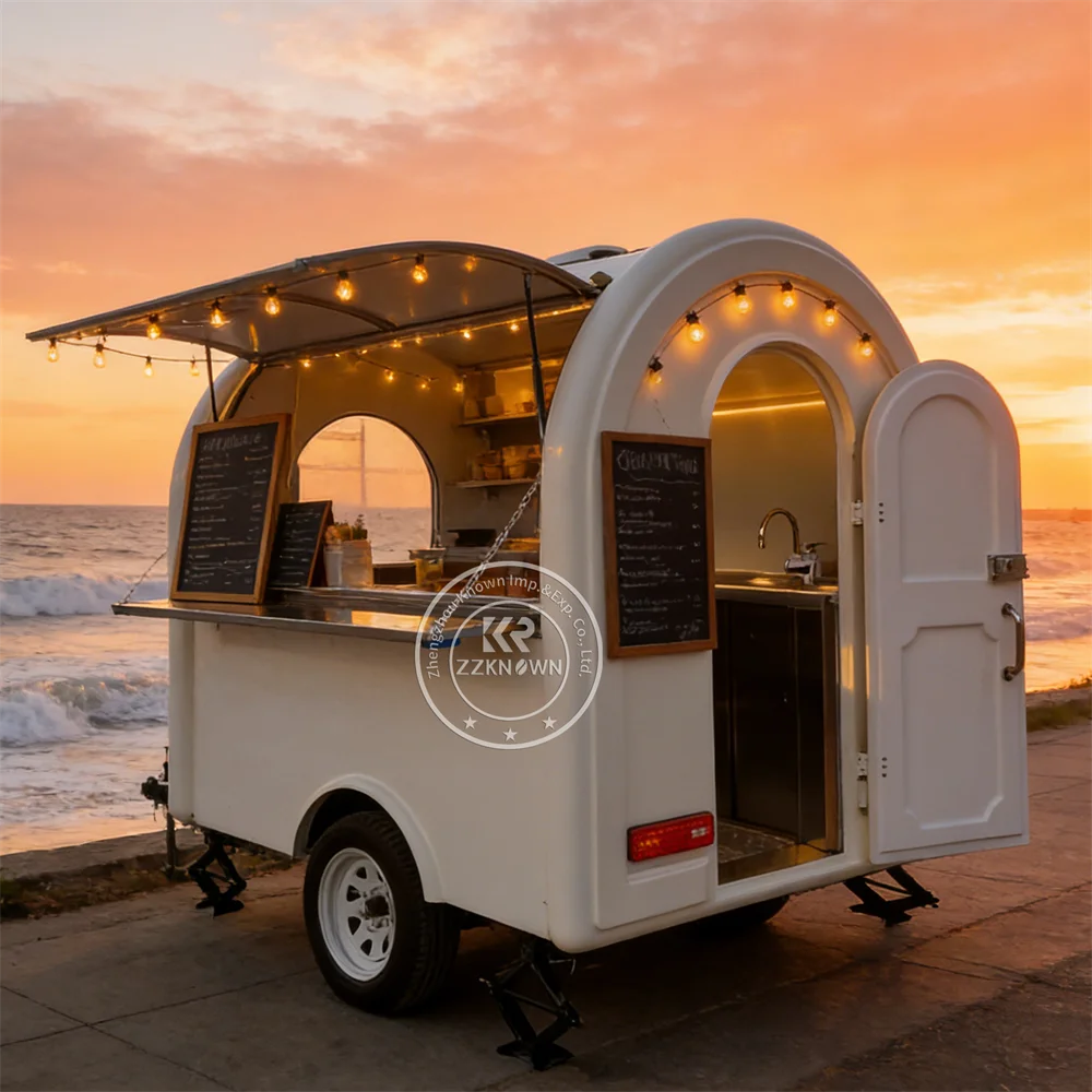Mobiele foodtruck, koffiekar, - Mobile Coffee Van Equipment recensie en prijs