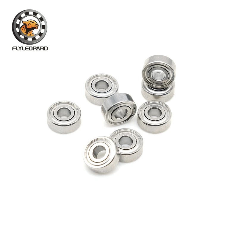 2Pcs Bearing MR83ZZ ABEC-7  3*8*3 mm Miniature High Speed MR83 ZZ Ball Bearings R-830 MR83Z