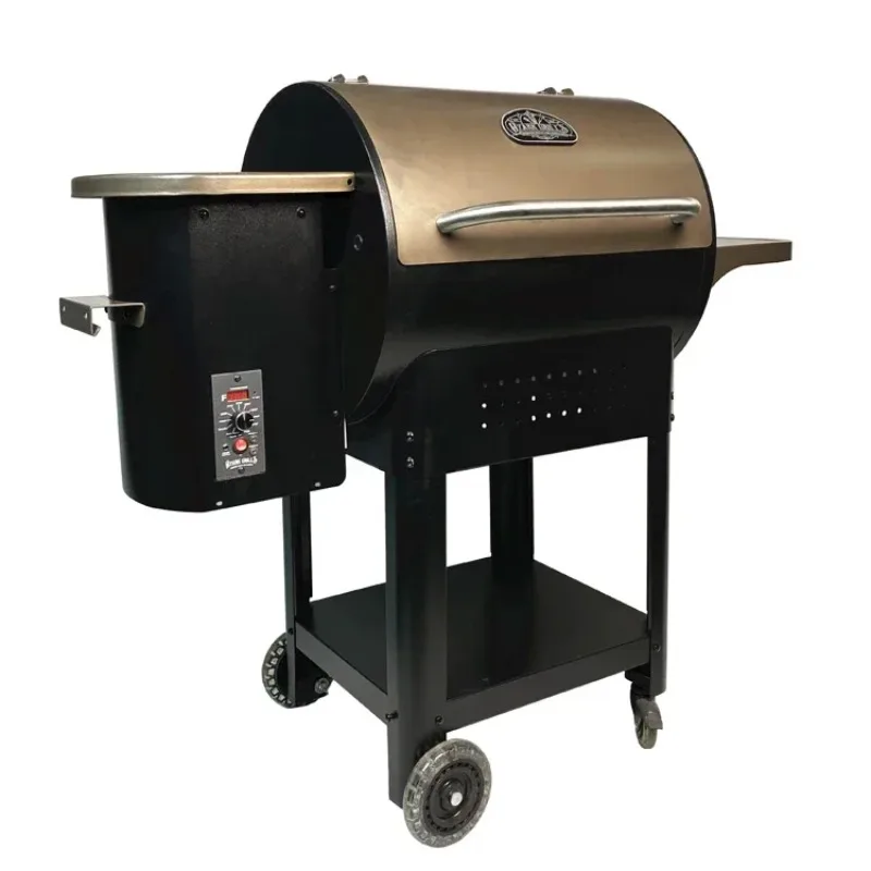 For Traeger Pro Series 22 Wooden Ball Grill Bronze 8 In 1 Outdoor Smoker Grill Grill PID Controller Wooden Ball