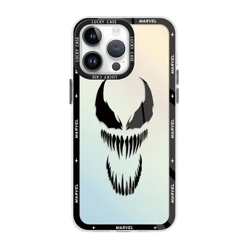 Marvel Spiderman Ironman Phone Case for OPPO Realme 8 8i 7i 11 8S 10 Pro C12 C15 C20 C21Y C31 C33 C35 4G 5G Aurora Laser Cover