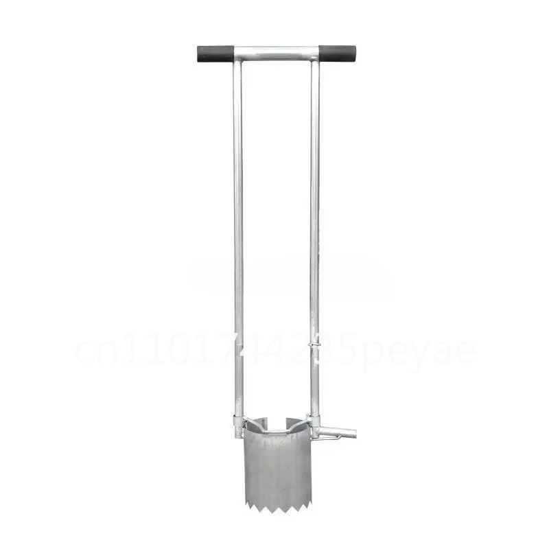 Stainless steel corn seedling transfer device can be used to punch holes, for move seedlings, shovel vegetables, and punch holes