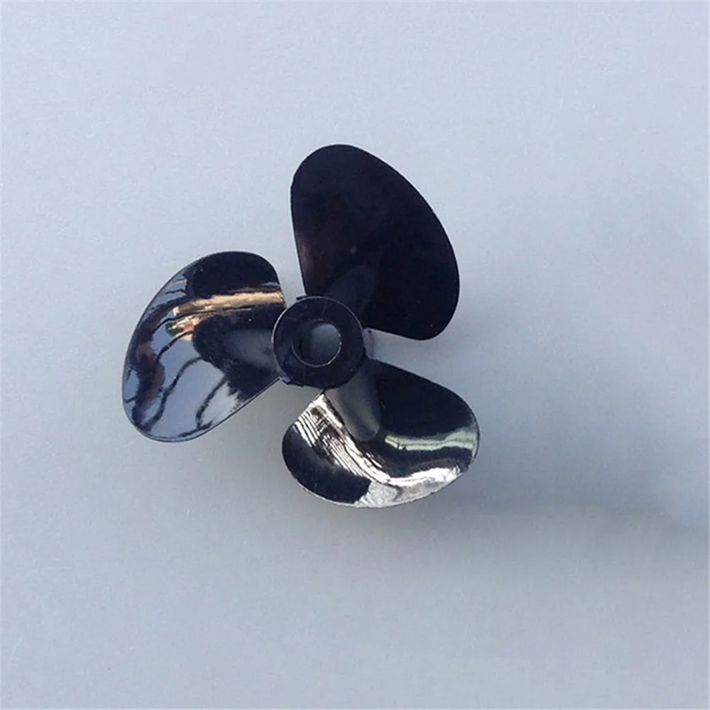 Hélices de 3 cuchillas para barcos teledirigidos, accesorios de eje de 3mm/4mm, 26mm/30mm/34mm, CW/CCW, DIY