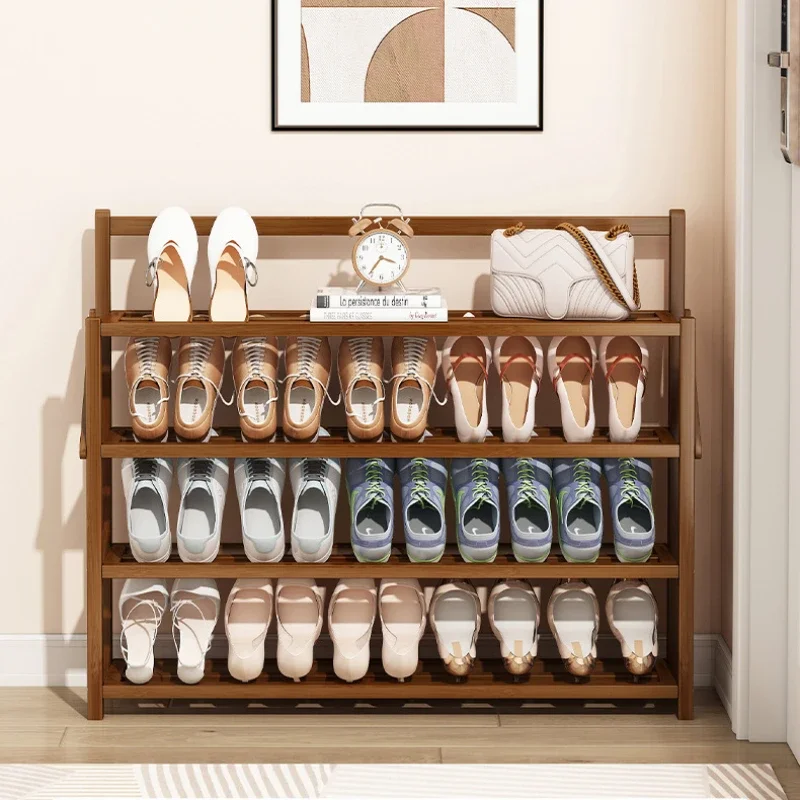 Simple Home Shoe Rack Inclined Multi-layer Shoe Cabinet Entrance Door Living Room 17CM Thin Home Decor Furniture Accessories