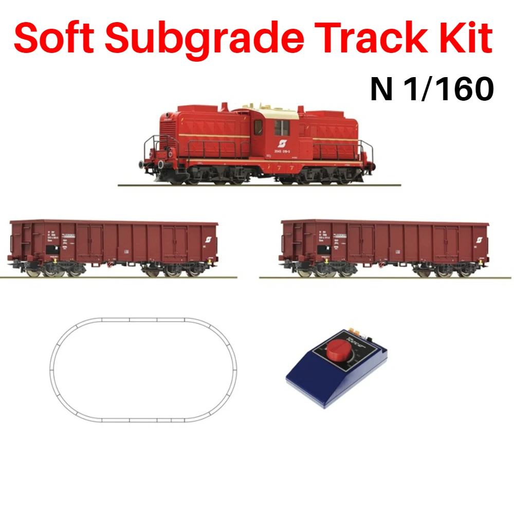 

Модель поезда ROCO HO в масштабе 1/87, набор мягких балластных гусениц 51334 с контроллером и гусеницей, версия постоянного тока, набор поездов, игрушка для мальчика в подарок