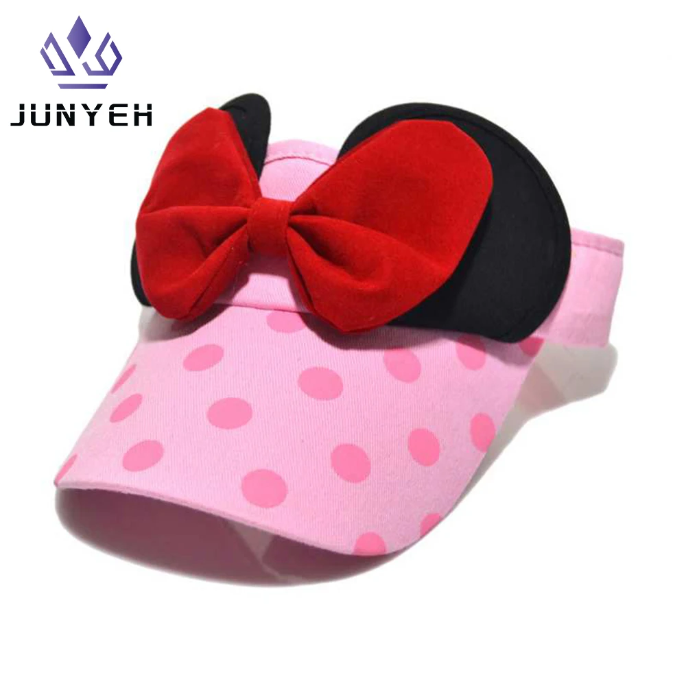 Cute Baby Hat Bows Summer Children Girl Sun Hat Accessories Outdoor Sport Girls Baseball Cap Bonnet Enfant For Kids 1-4 Years