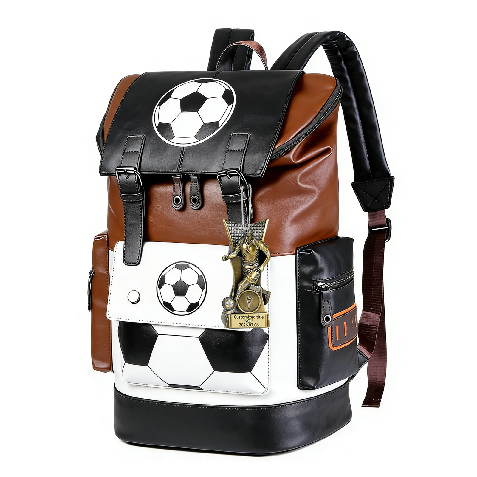 

Customizable Personalized Athletes with Football Shaped Acrylic Bag Charms Customizable Text/numbers/name/date Keychain Diy