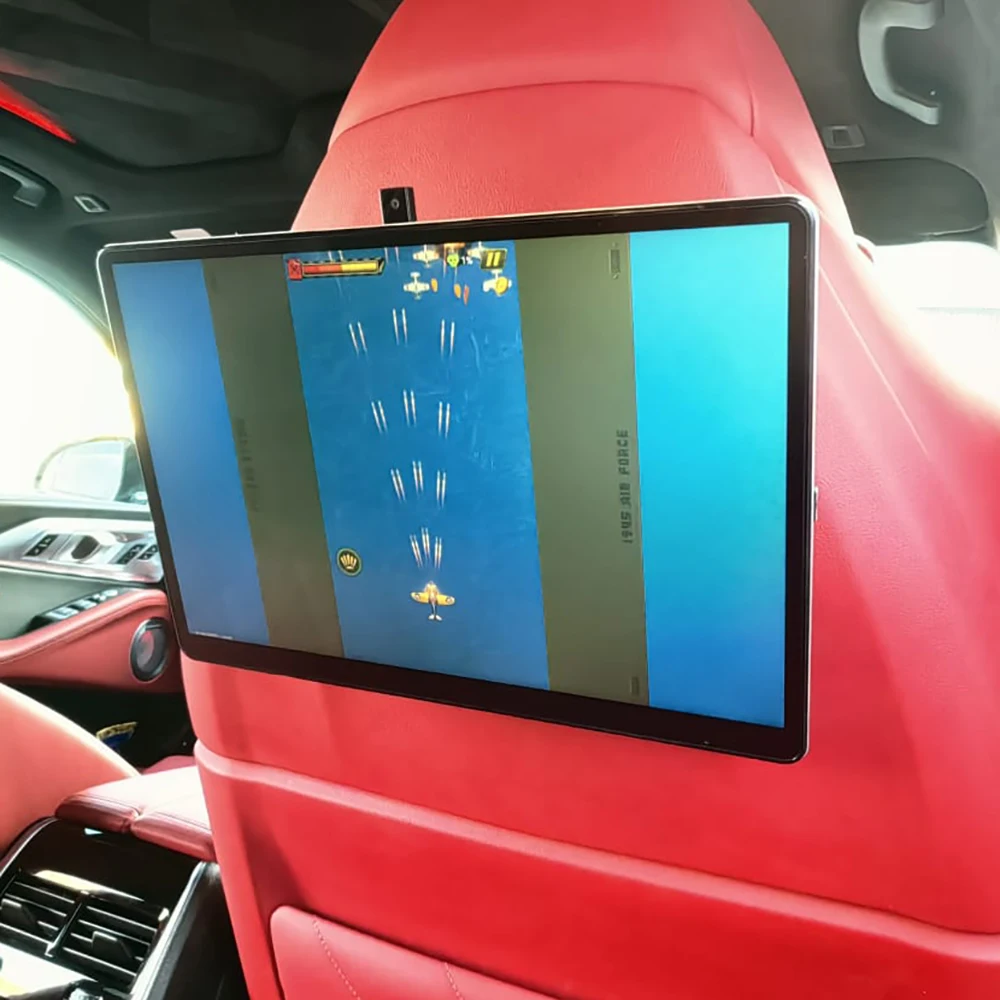 

2025 Super Clear 4K Video TV Monitor 13.3" Android 12 4G+64G Car Headrest Screen For BMW X5 X6 X7 XM i5 iX XB7 5 7 Series