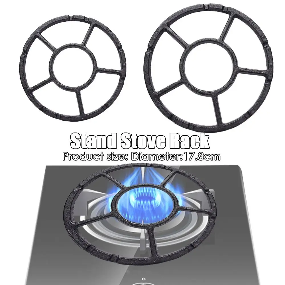Universal Non Slip Cast Iron Stove Trivets for Kitchen Wok Cooktop Range Pan Holder Stand Stove Rack Milk Pot Holder for Gas Hob
