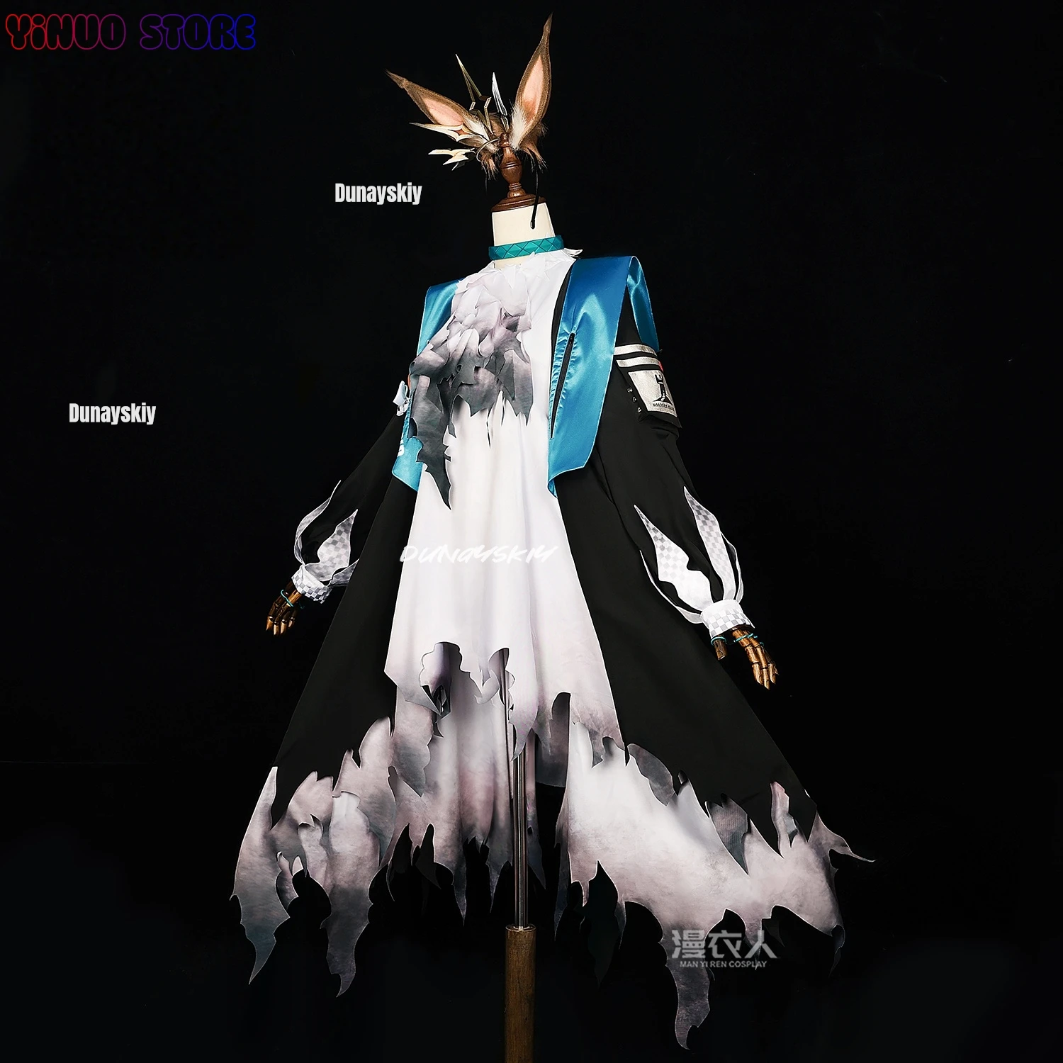 Amiya تأثيري لعبة الفرسان زي الذكرى ترقية تغيير الحلو فستان موحد أنيق هالوين لعب الأدوار الملابس