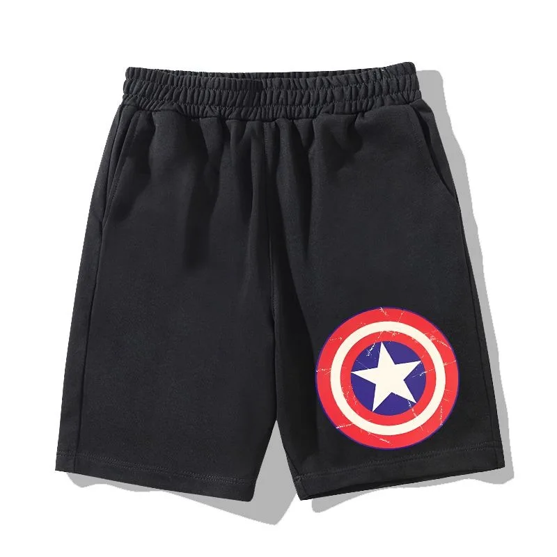 Personalidad DC The Flash Batman creativo anime impreso patrón casual moda versátil suelto transpirable cómodos pantalones cortos