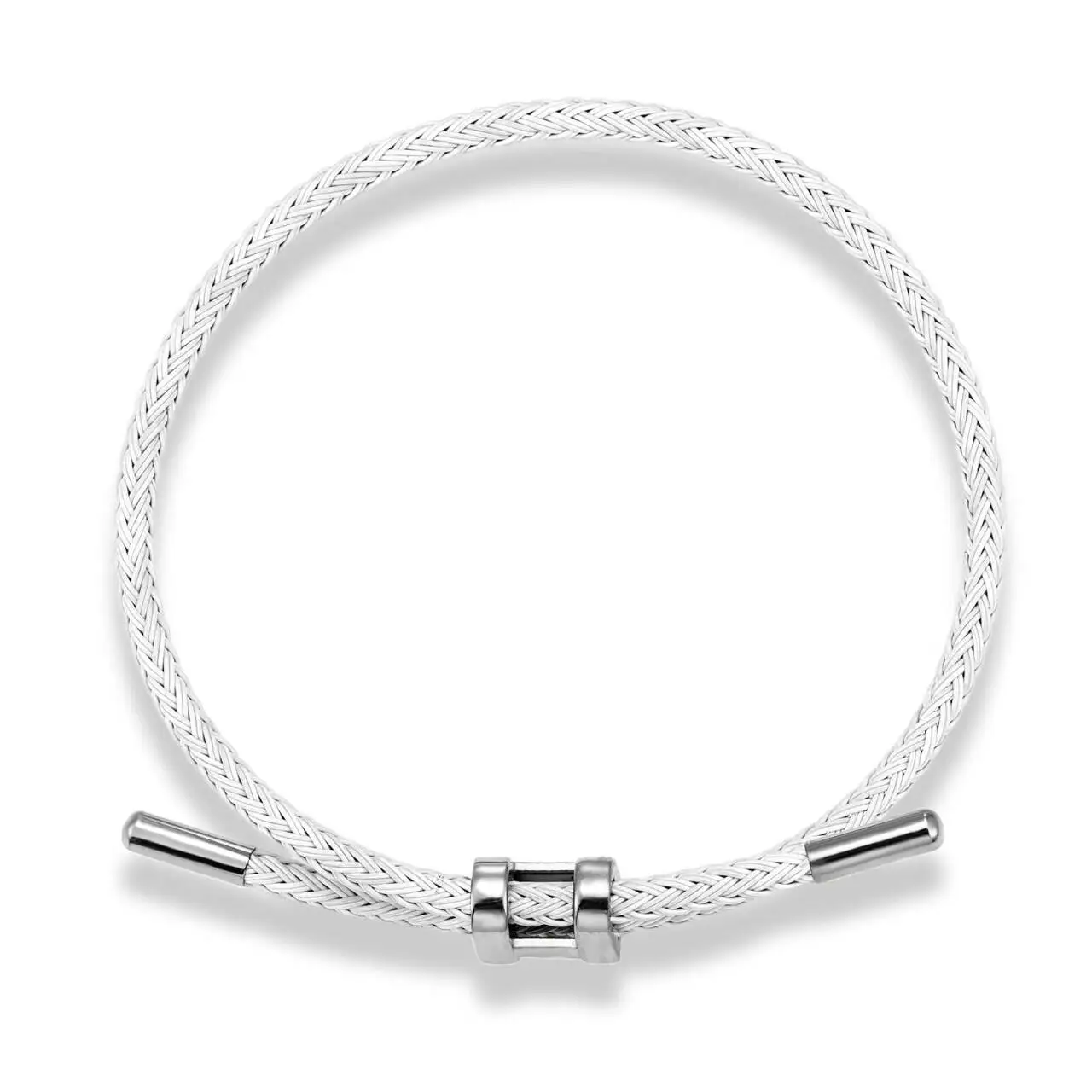 Luxuriöses Mehrfarbiges Handgefertigtes Armband für Damen und Herren Verstellbares Nicht-Verblassendes Edelstahl-Draht Wasserfestes Seil Paar-Schmuck Geschenk