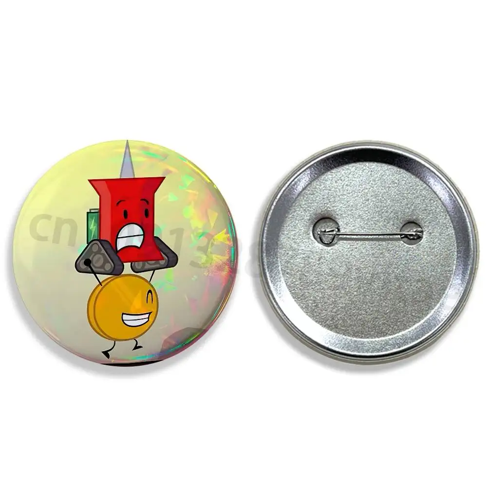 B-Bfdi Battle 58mm Badge Brooches on Backpack Clothes Handmade Round Enamel Pins for Jewelry