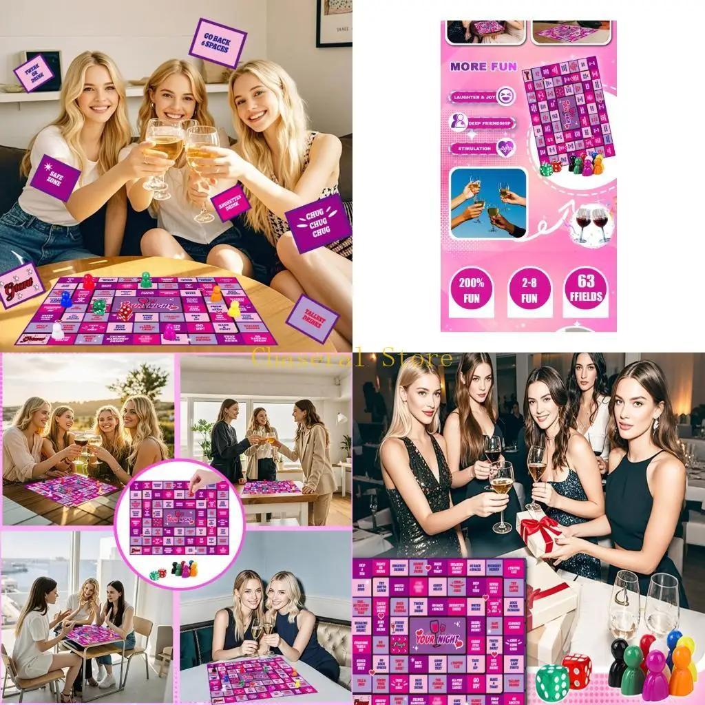 

E7CE Drink Up Board Game Set for Exciting Drinking Party Multiple Card Games Social Event Gathering Fun Entertainment Toy