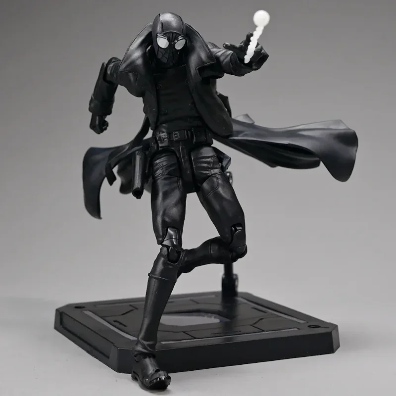 

Marvel Avengers Shadow Spider Man Action Figure Mobile Joint Toy Collection Model Desktop Ornament Brithday Gift