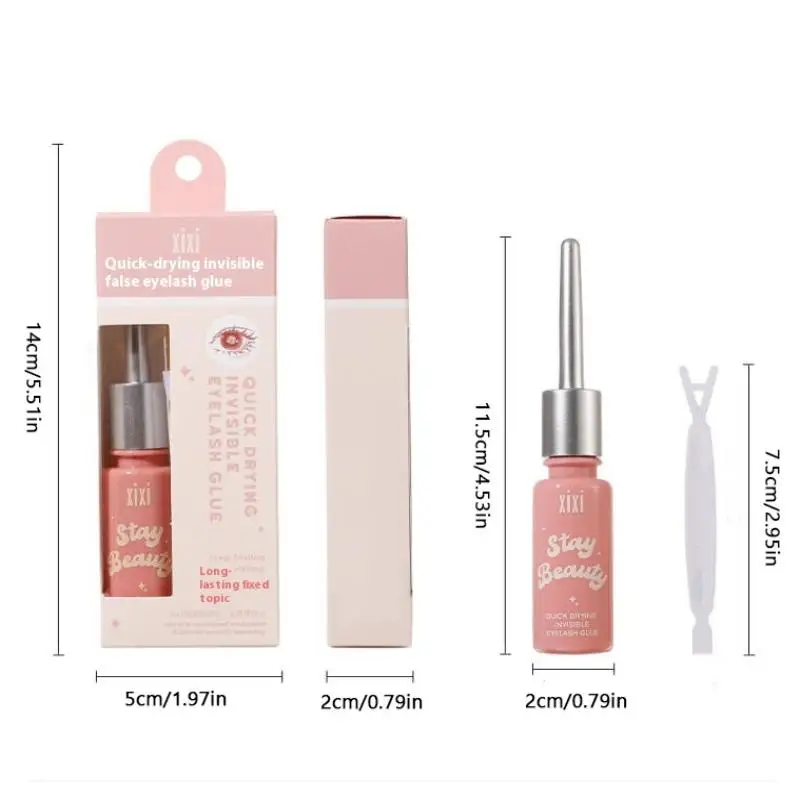 رمش تمديد الغراء طويلة الأمد ماكياج جلدة غير مرئية كاذبة رمش الغراء مقاوم للماء سريع جاف شفاف العين لاش الغراء