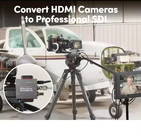 Blackmagic Design Micro Converter Bidirectional Sdi/hdmi-compatible 12g Hdmi-compatible To Sdi Sdi To Hdmi-compatible