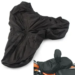 Motorfiets Waterdichte Stoel Regenhoes Met Bestuurder Rugleuning Voor Harley Davidson Street Electra Glide Touring