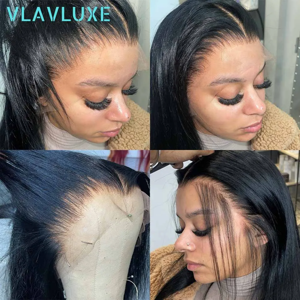 100% Real HD Lace Frontal Human Hair Wig 13X4 13X6 HD Transparent Hd Lace Glueless Wig Skinlike HD Lace PrePlucked Wig For Women