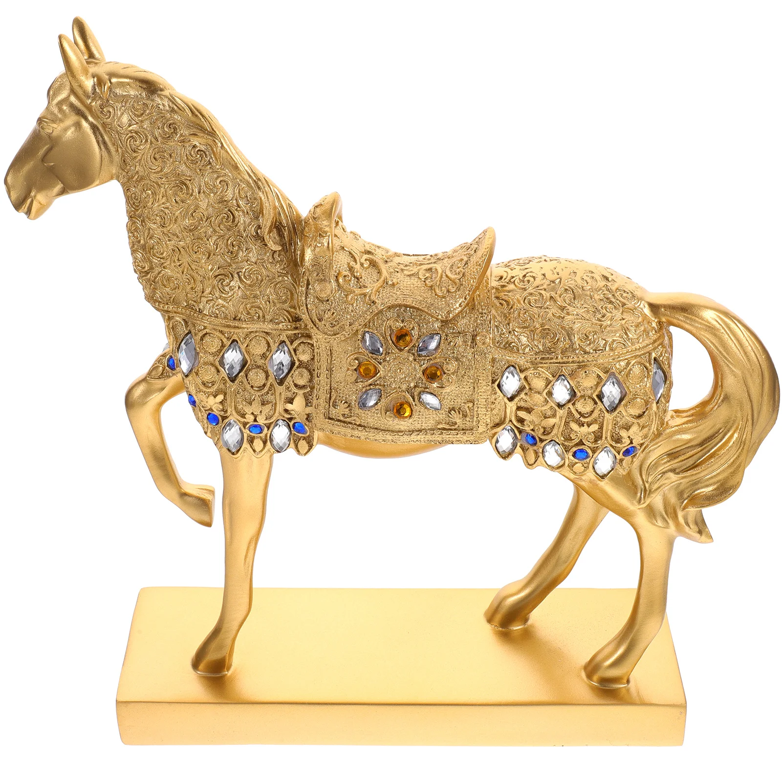 

Elegant Horse Statue for Home Decor Living Room Office Space Premium Resin Material Smooth Finish Stable Base Decorative Art