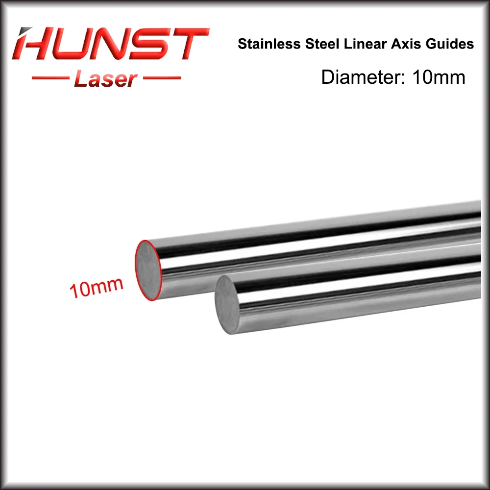 HUNST-Machine-outil à barre ronde en acier inoxydable, guide d'axe linéaire, glissière de guidage d'axe optique, diamètre le plus récent, 10mm, 12mm