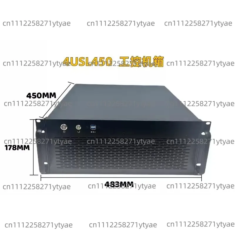 4U Server Chassis, EATX Motherboard, 4090 Graphics Card Cooler, 360mm Cooling Radiator, 8-slot
