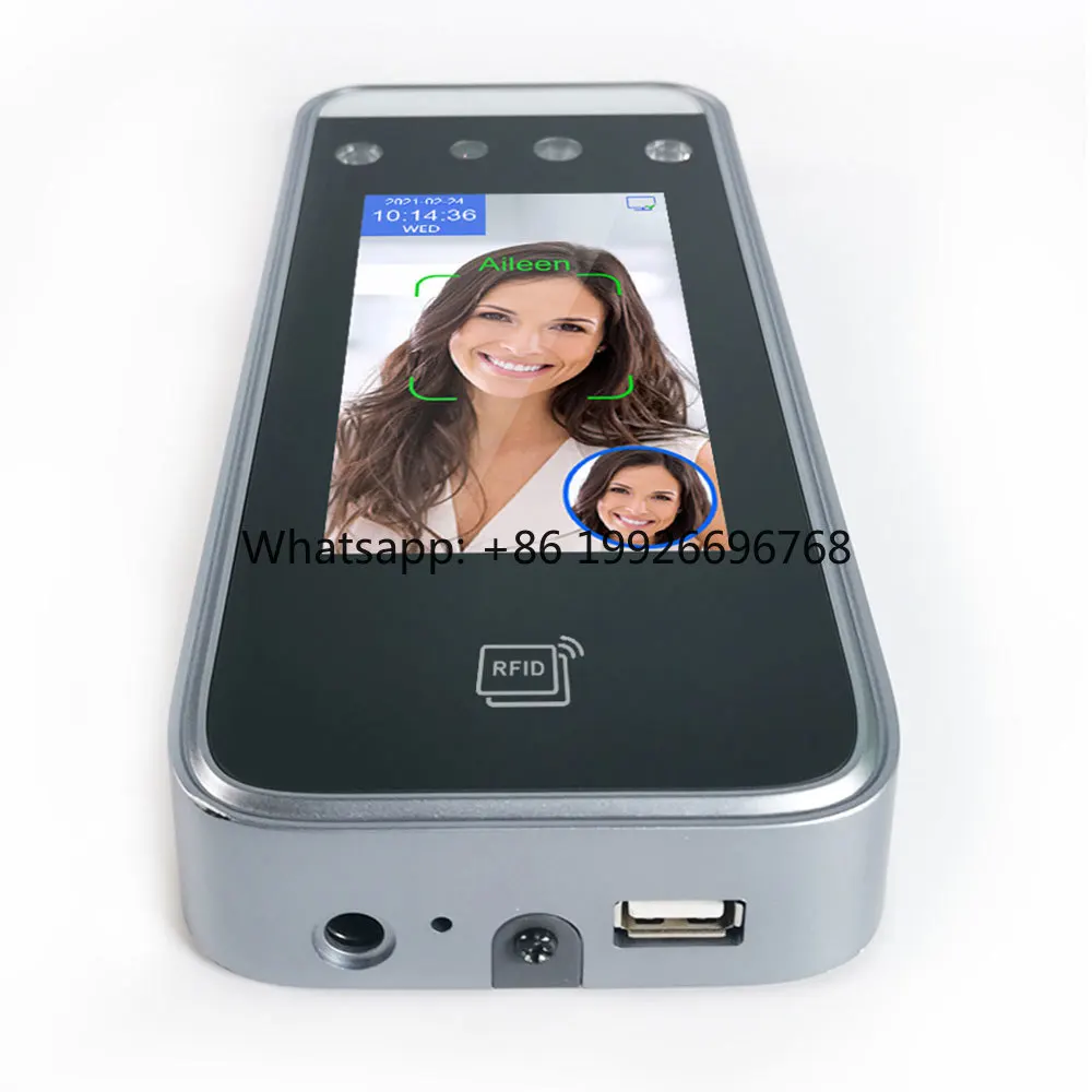 AI Palm Vein & Facial Recognition Night Vision Biometric Attendance System with Reset HD Camera Cloud Storage Free SDK