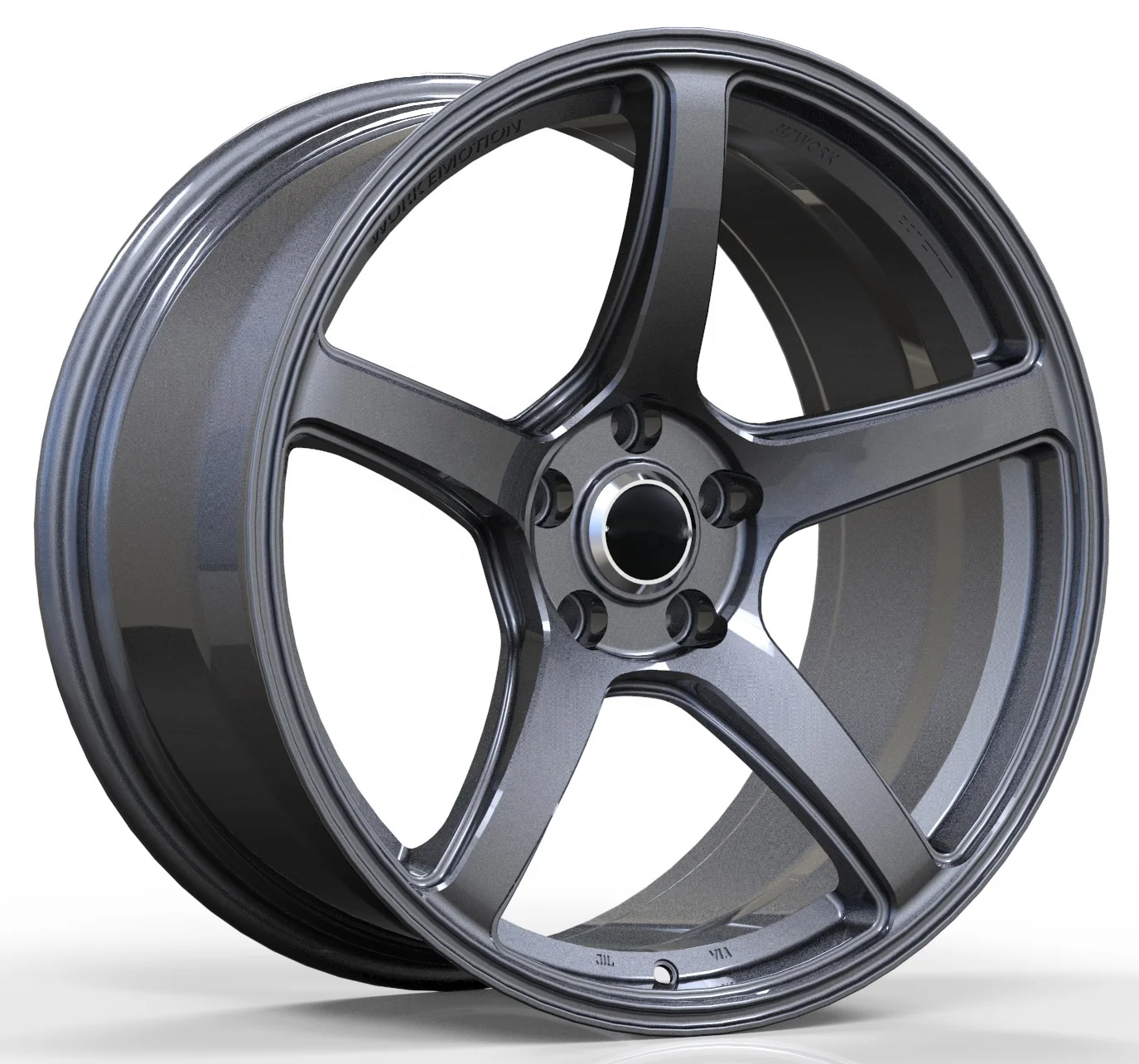 

Luxury 5 Spokes Concave Design 19 Inch Alloy Forged Light Gun Gray Wheels Rims 5x1143 for Lexus GS300