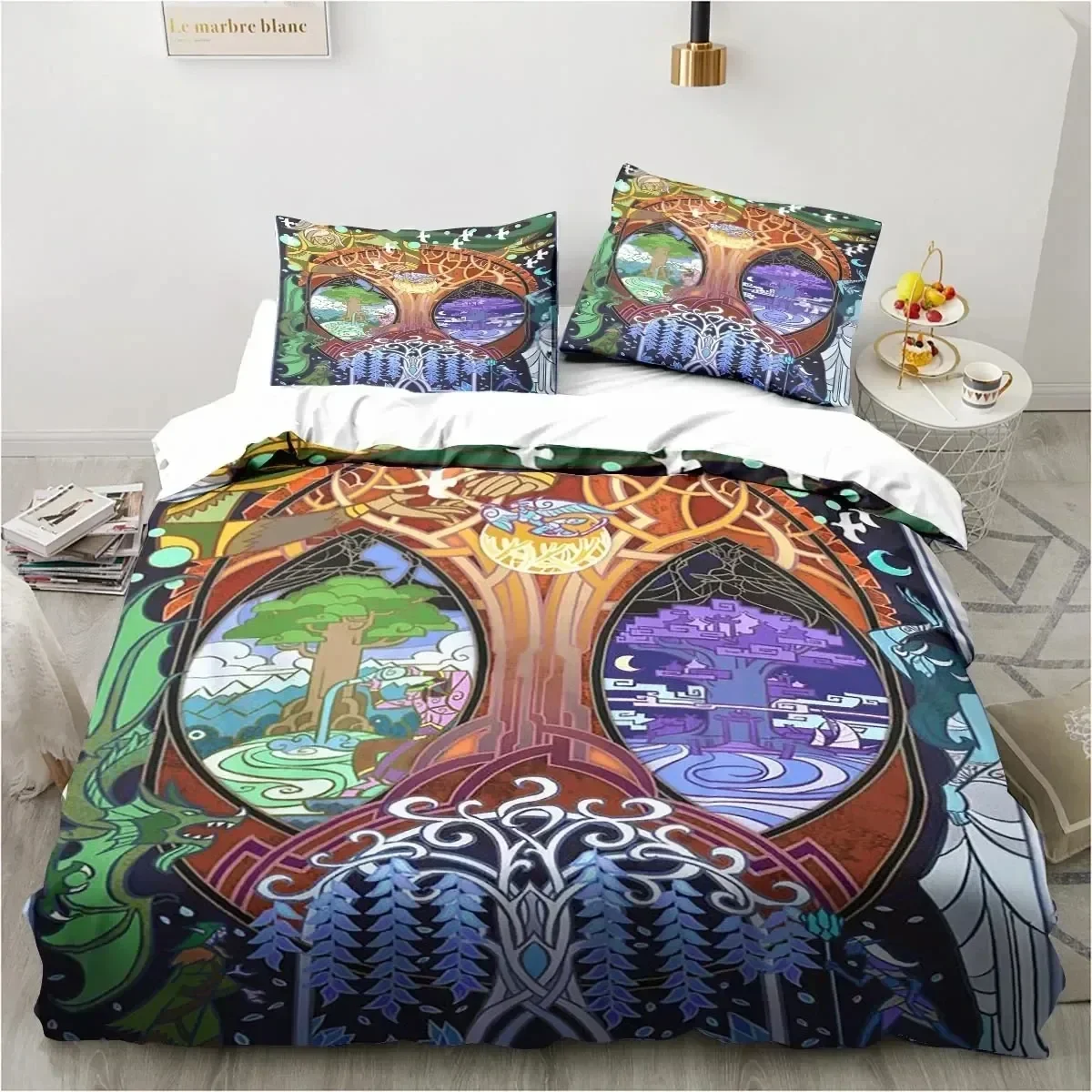 3D Printing Game World Warcraft Bedding Set Duvet Cover Bed Set Quilt Cover Pillowcase Comforter king Queen Size Boys Adult
