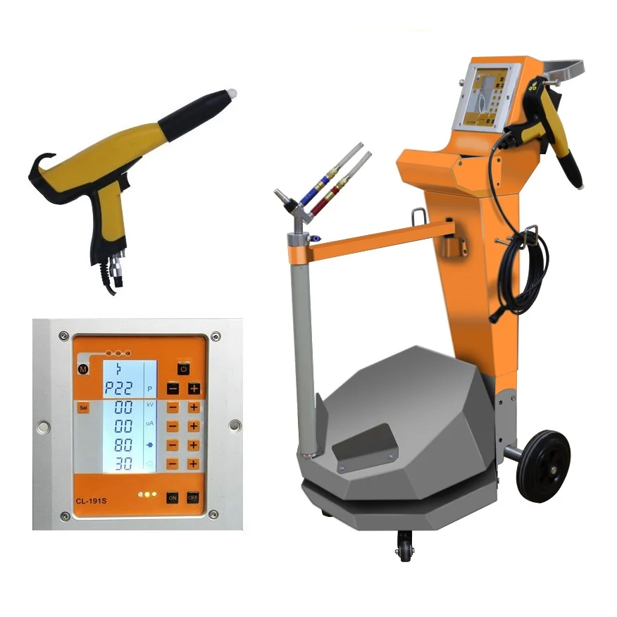Fast Color Change Electrostatic Powder Coating Spray Machine