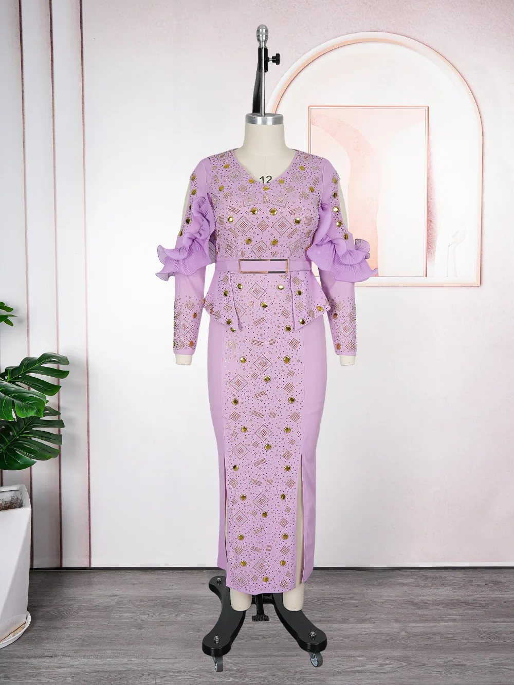 

Elegant African Dresses For Women 2025 New Autumn Fashion Wedding Party Long Dress Plus Size Evening Gown Ladies Clothing