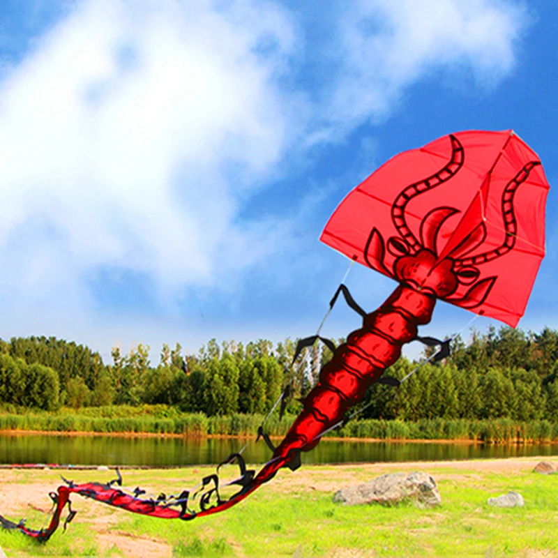 

free shipping 7m centipede kite for adults cometa grande de viento outdoor toys sports windsurf linha de pipa flying stunt kite