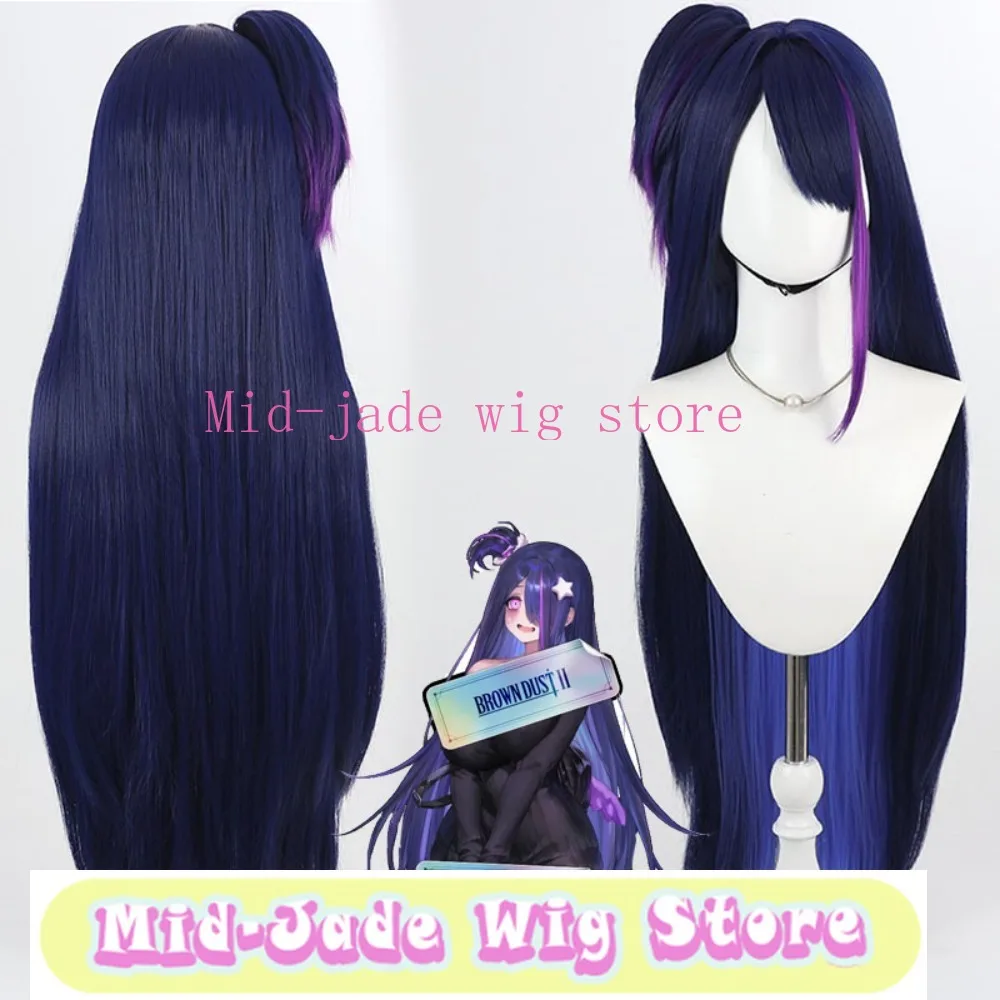 Violet Palette Cosplay Wig Dual Color Inside Outside Gradient Realistic Scalp Top Synthetic Hairpiece for Stage Show