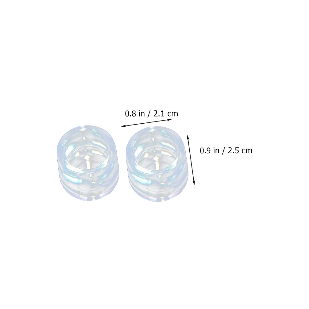 

8Pcs Chair Leg Foot Cover Floor Protectors Wear-Resistant PVC Rubber Furniture Accessories for Desk Dining Room Patio Stools