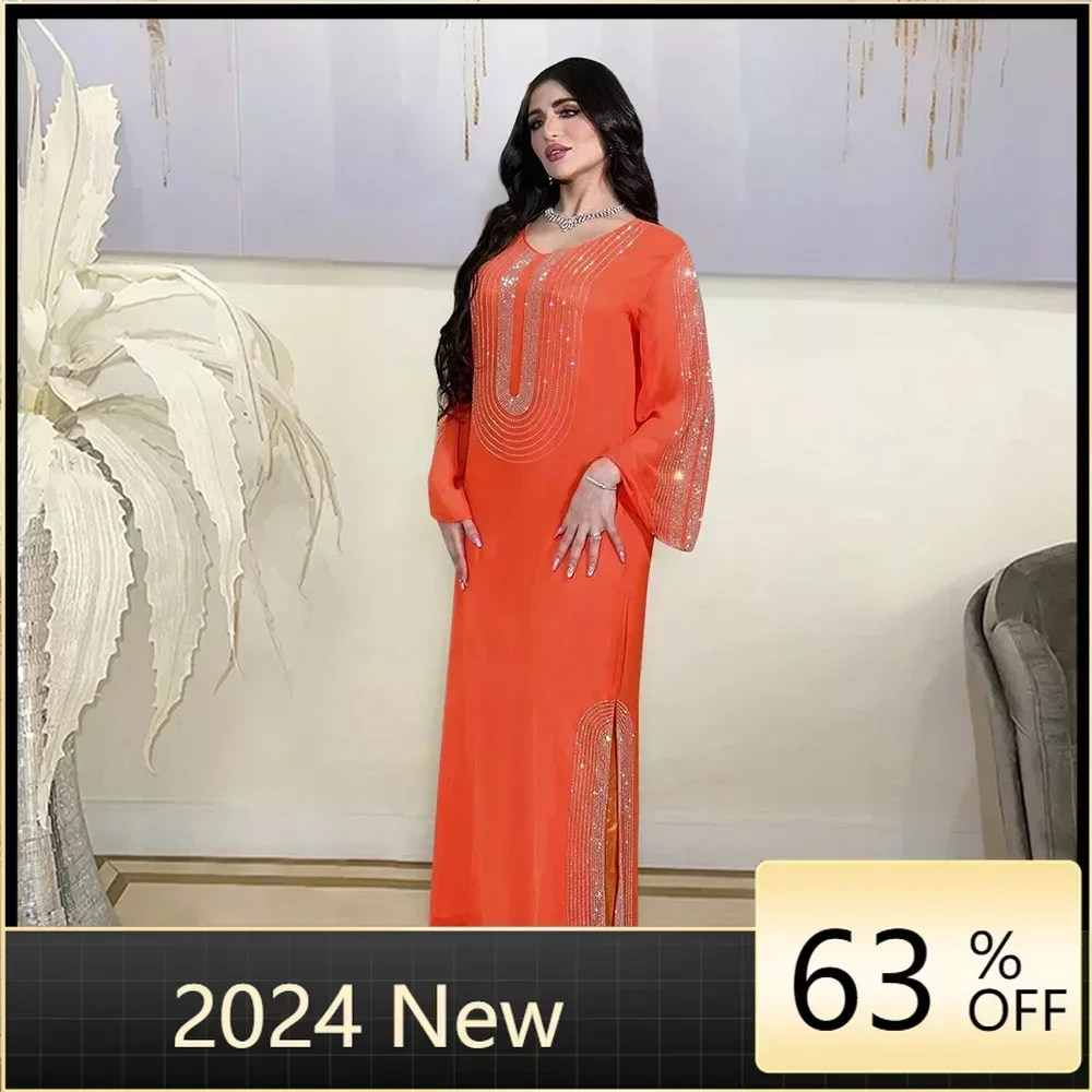 

Customized Embroidered Dubai Sequin For Woman Abaya Saudi Arabia 2025 Jalabiya Kaftan Muslim Lady Gree Turkey Islamic Abaya Paki